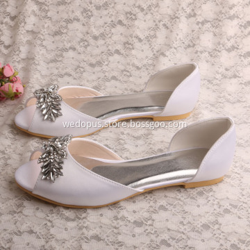 Open Toe Flat Shoes for Wedding